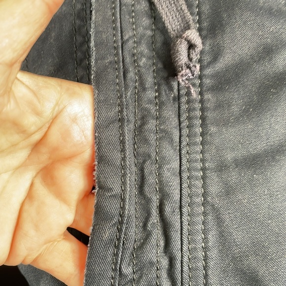 Abercrombie & Fitch Basin Mountain faux Fur linen fur Hood Military Parka Jacket - Picture 7 of 13